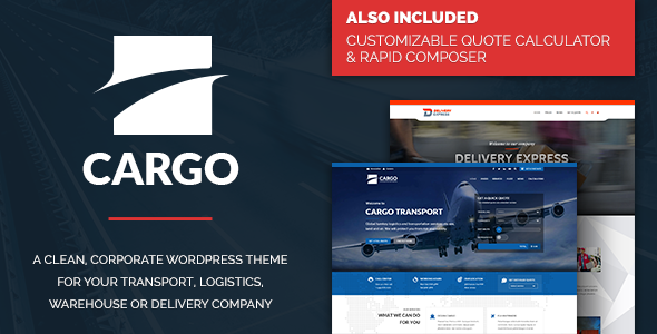 Logistic Cargo Trucking - Tema WordPress